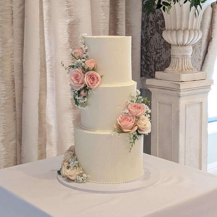 Large 3 tier cake